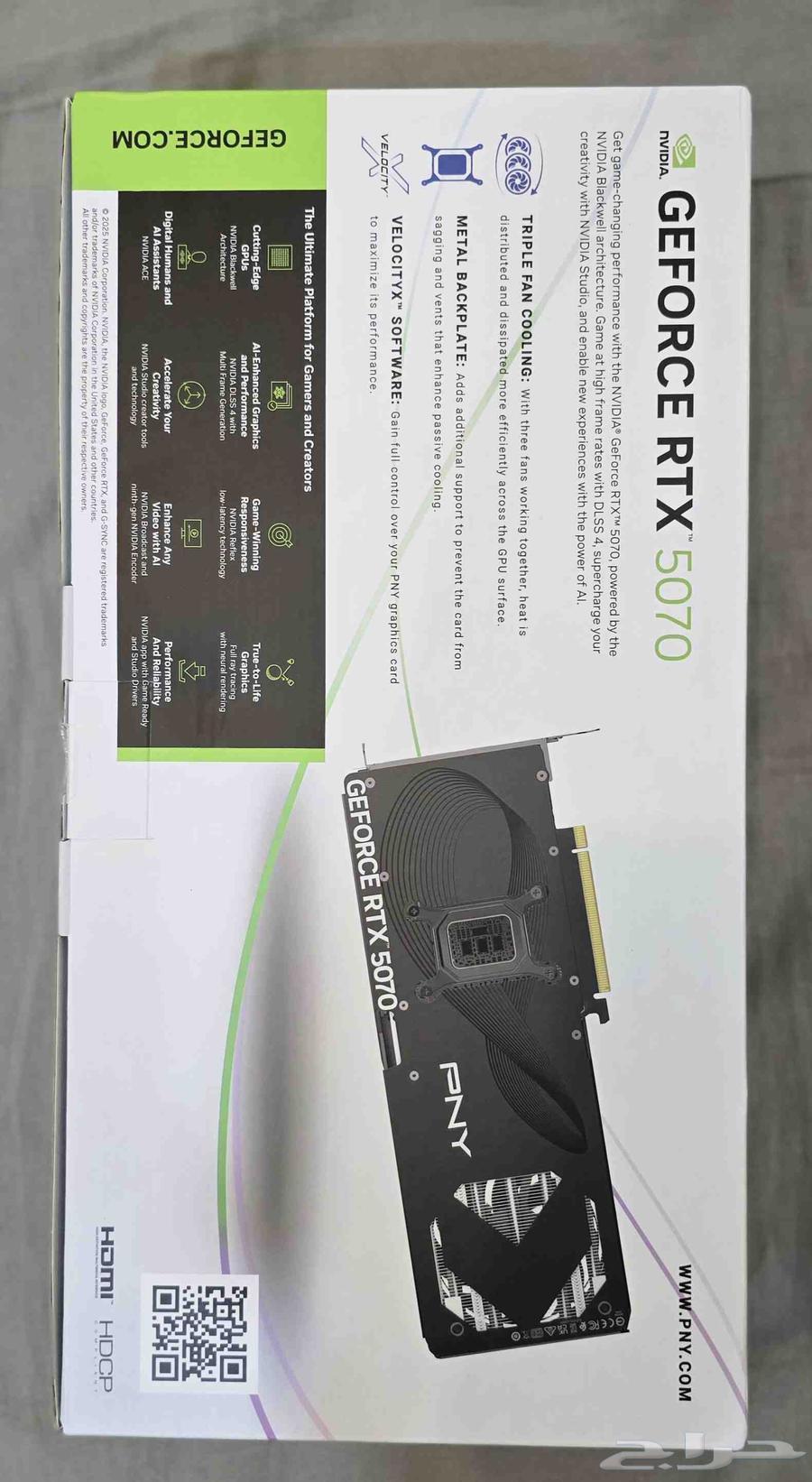 كرت 5070oc جديد ما انفك من الكرتون64378963667969112