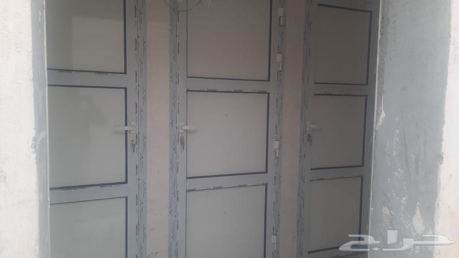 ابواب المنيوم ابوابه المونيوم دبل ضباب حديد بتوع جديد64383483689089111