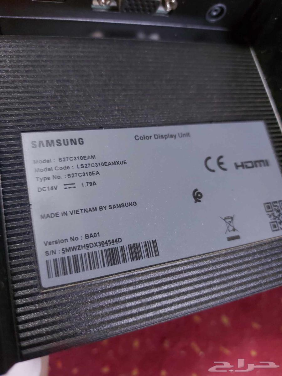 شاشه كمبيوتر سامسونج 27 بوصه صناعه فيتامى64388190217731112