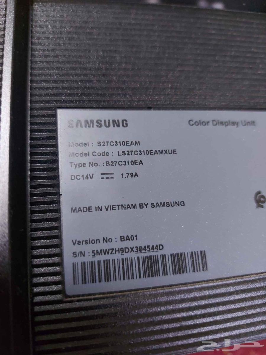 شاشه كمبيوتر سامسونج 27 بوصه صناعه فيتامى64388190217731113