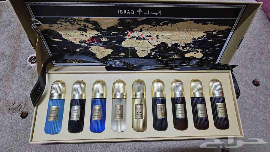 بوكس إبراهيم القرشي 9 عطور كل واحد 20 ملي وبروائح مختلفة64383691121409112