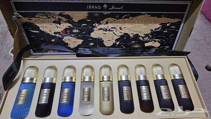 بوكس إبراهيم القرشي 9 عطور كل واحد 20 ملي وبروائح مختلفة64383691121409110