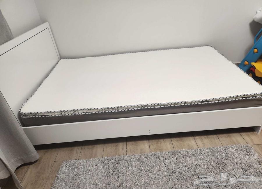 سرير نفر ونص هوم بوكس مع مرتبة شبه جديدة64381920275074111