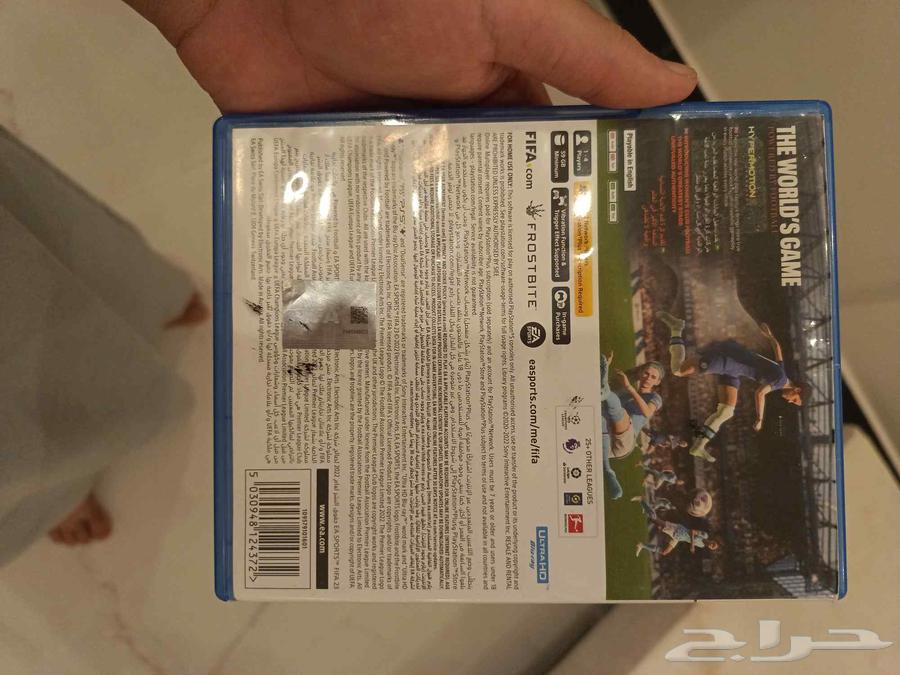 شريط فيفا 23 جديد بس الغلاف مشوه شوي اما الشريط جديد64387704446339111