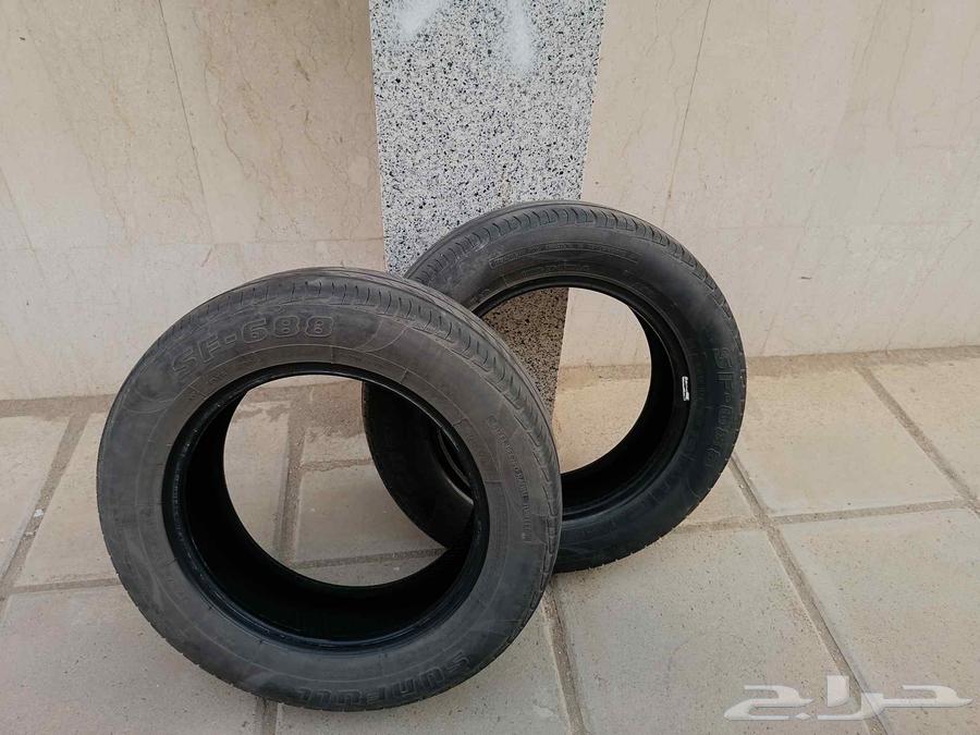 كفرات سياره 2 كفر بحاله جيده مقاس 1464535013529473110