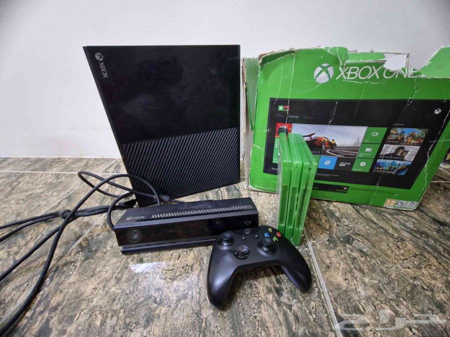 اكس بوكس ون شرط للبيع ناقصه السلك حق التشغيل بس معه وست اشرط64383275571329110