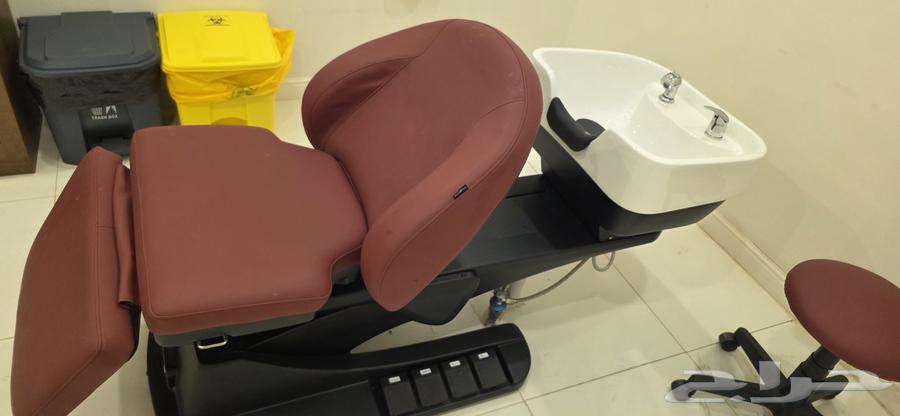 كرسي العناية بالشعر فاخر كهربائي مع حوض اصلي64384465515905110