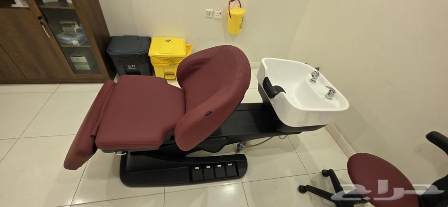 كرسي العناية بالشعر فاخر كهربائي مع حوض اصلي64384465515905111