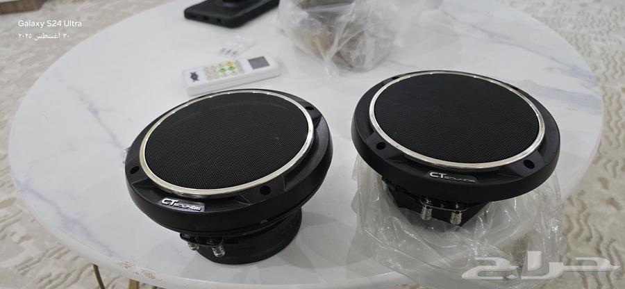 سماعات تركب على السياره جديده بدون كرتون من شركة CT Sounds64521808621825110