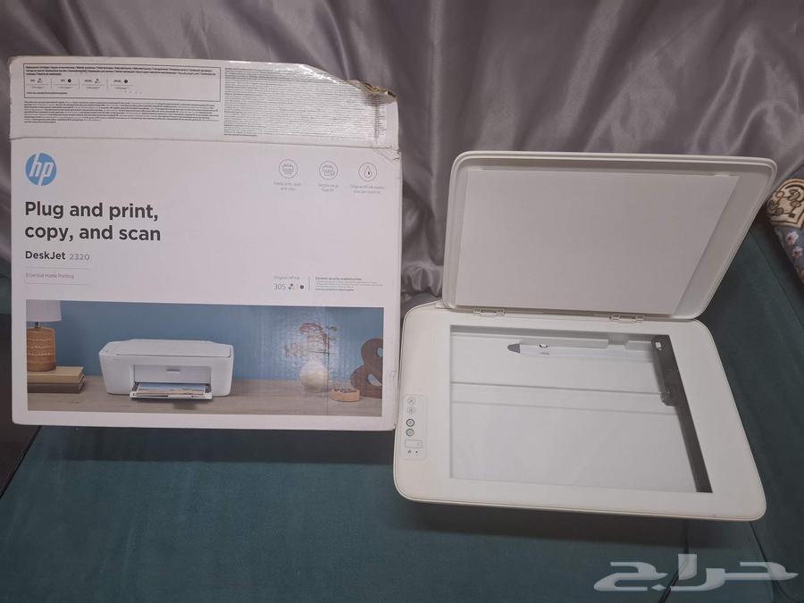 طابعه hp ألوان واسود جديده استخدام مرات بسيطه64387341332226110