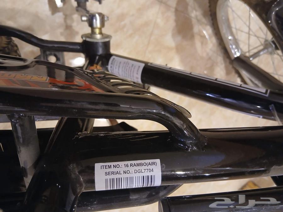 سيكل للبيع صغير لم يستخدم مخزن من فتره السعر 100ريال64384245735682111