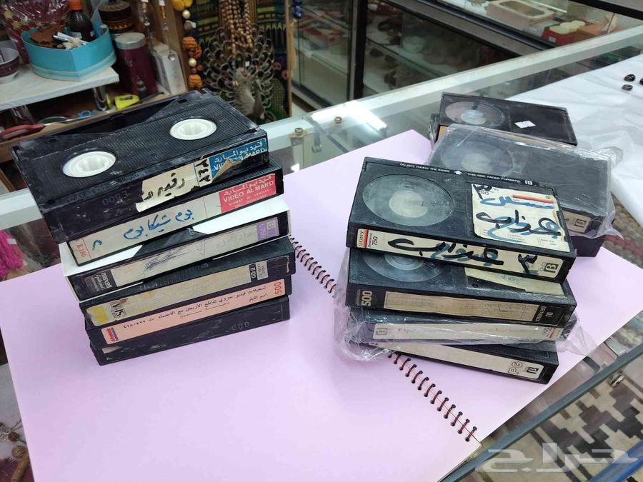 Old large and small video tapes64387857264129114