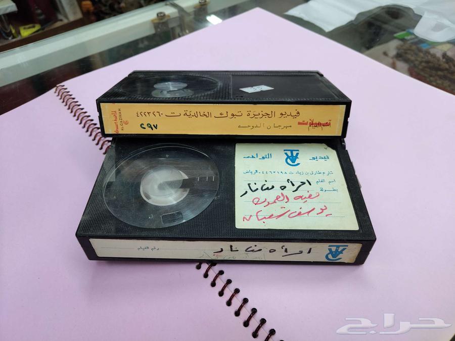 Old large and small video tapes64387857264129110