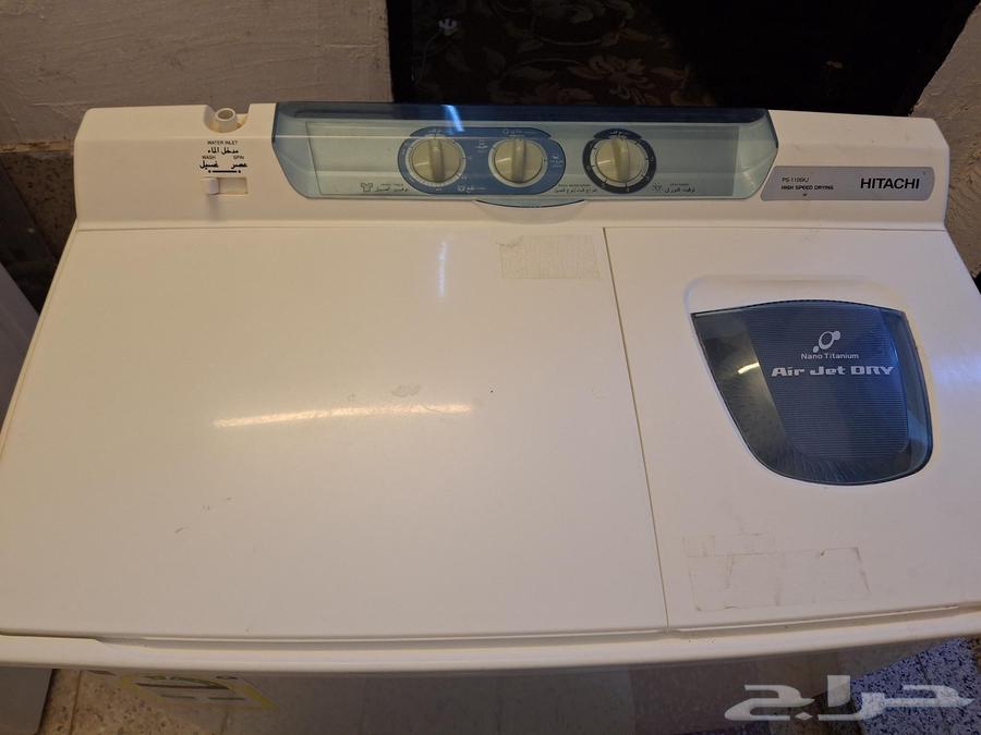 غسالة ملابس غسالة هيتاشي غسالة حوضين64384994254467112