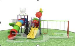 Rubber or foam flooring and children's games, slides, swings64385803845505110