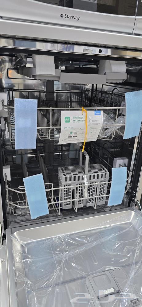 غسالة صحون ميديا 14 مكان تخزين 10 برامج ( واي فاي ) سلفر64386571082242114