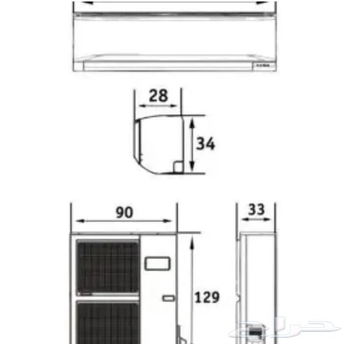 او جينرال مكيف سبليت 36 الف حار بارد مستعمل بحالة ممتازة64379167132034114