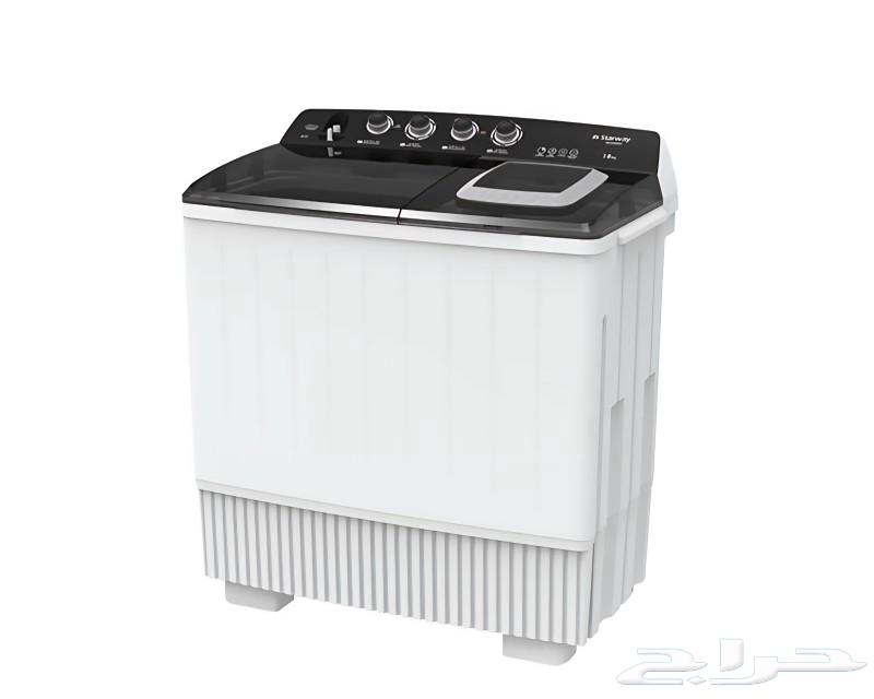 غسالة حوضين 18 كيلو جديدة غساله ملابس64389488332033110
