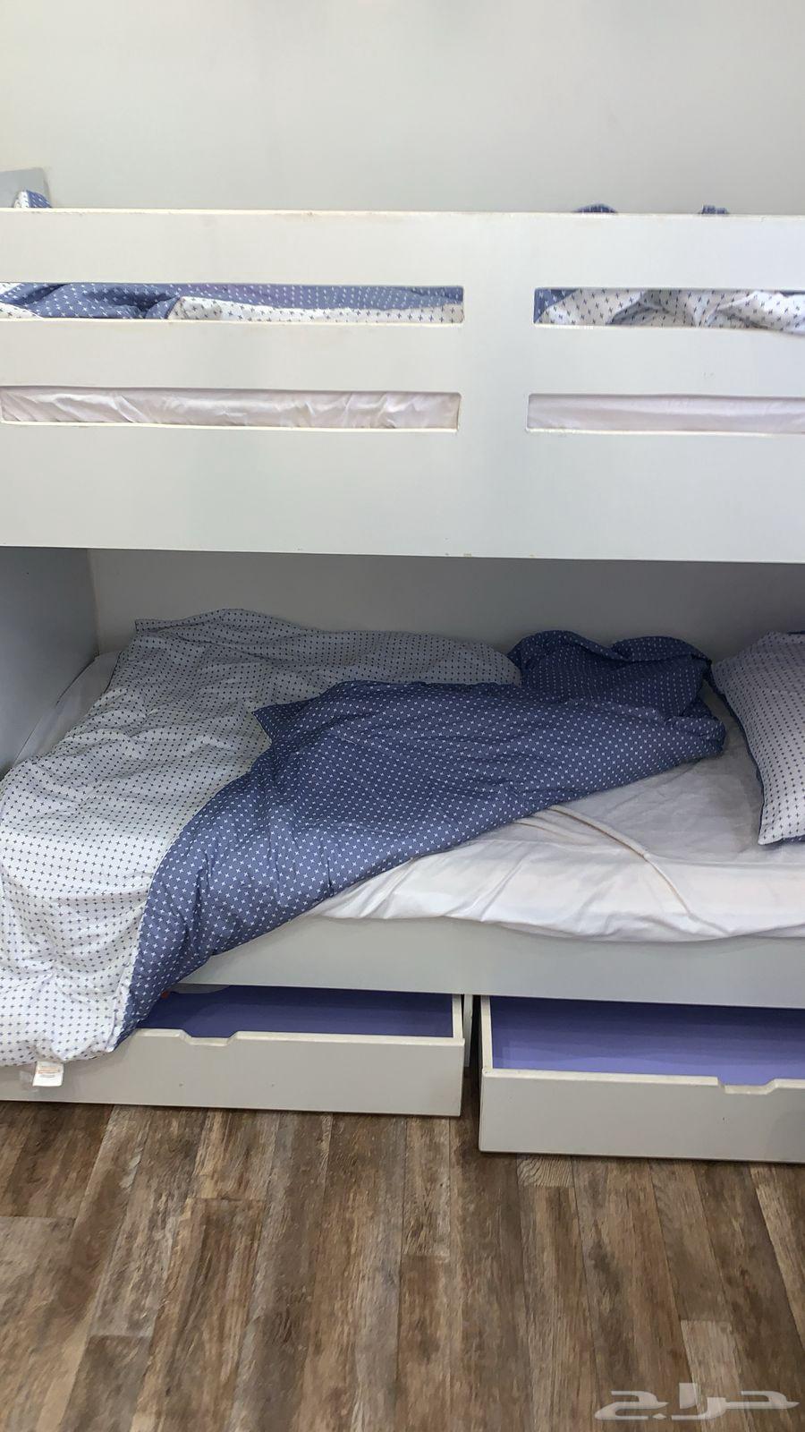 سرير اطفال طابقين للبيع64389750643329110