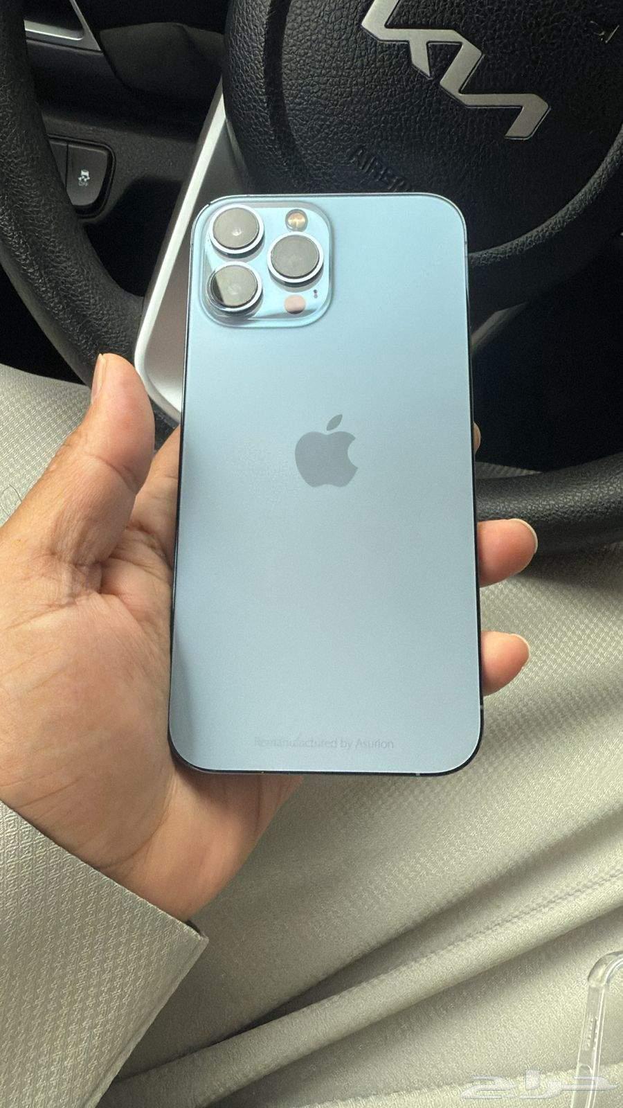 ايفون 13 برو ماكس 256 قيقا بطاريته 94 وكاله نظيف كرت64392086932225111