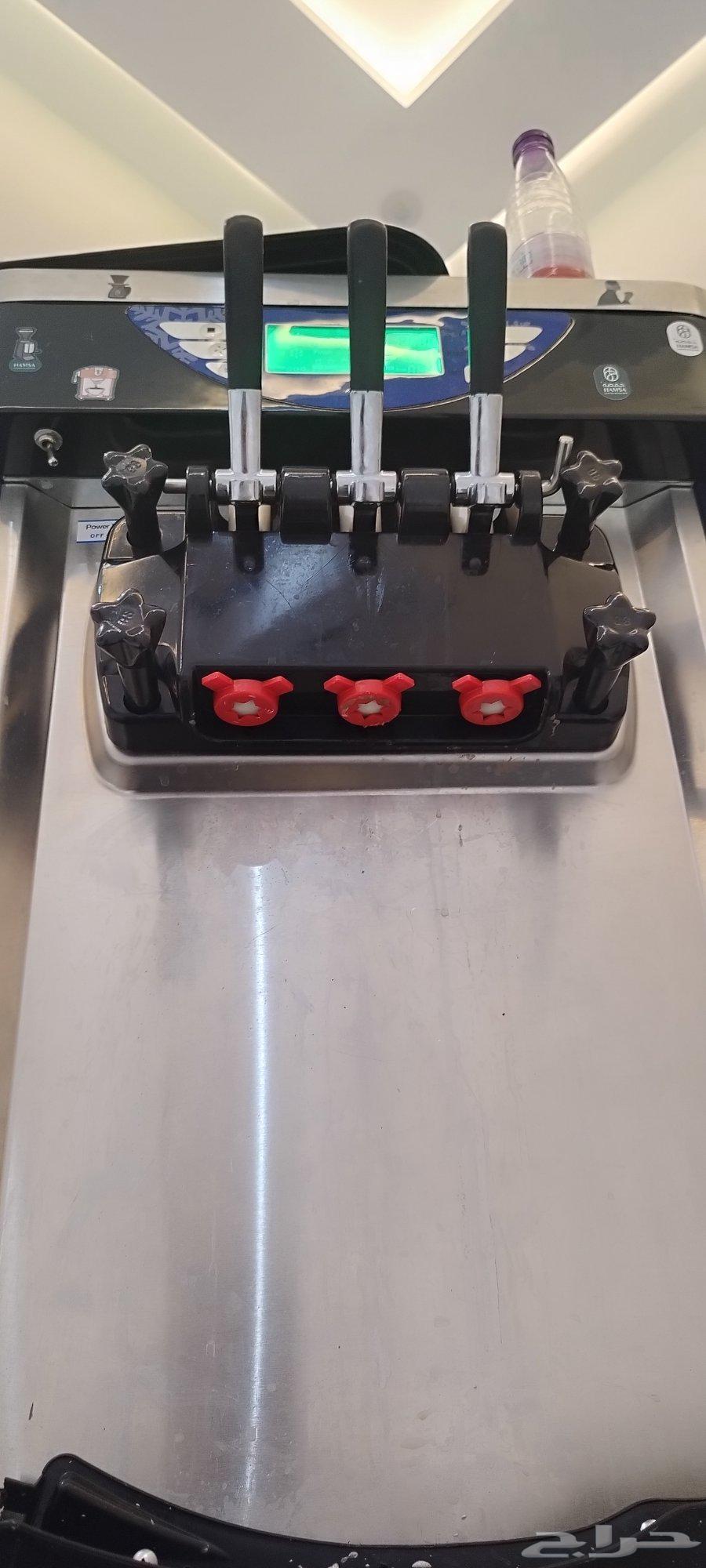 ماكينه ايس كريم ثلاث مقابض نكهتين ونكه مشكل غسيل الذاتي64521653006209110