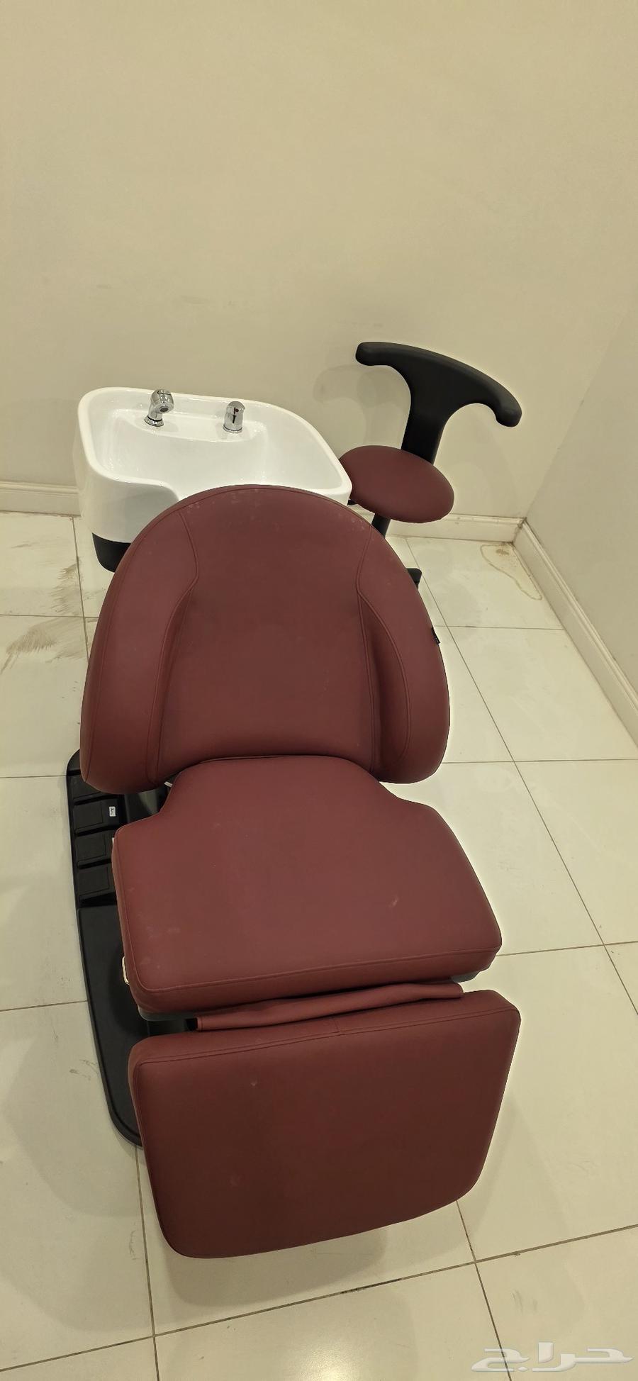 كرسي العناية بالشعر فاخر كهربائي مع حوض اصلي64384465515905112