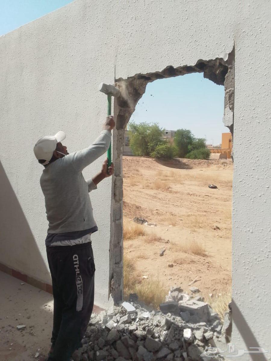 Demolition, tiling, renovation, construction, plastering, and cutting with rocket in Al-Qassim64444539673731110