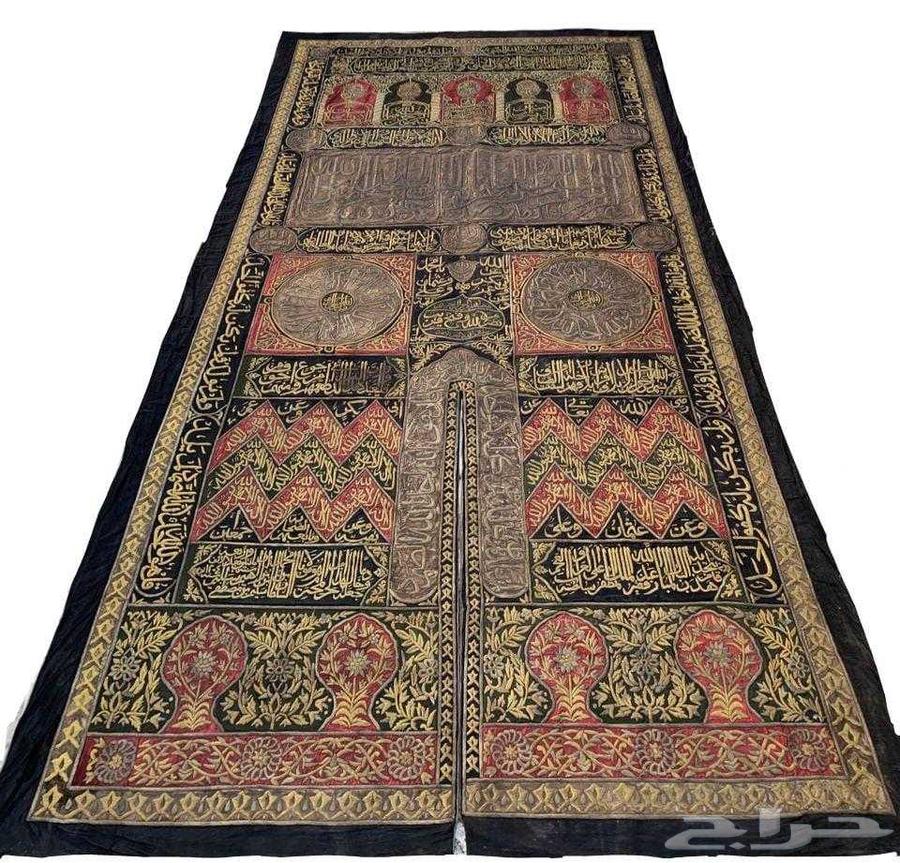 For sale: Complete set of Kaaba cover, disassembled, with two Kaaba door curtains64379108603649112
