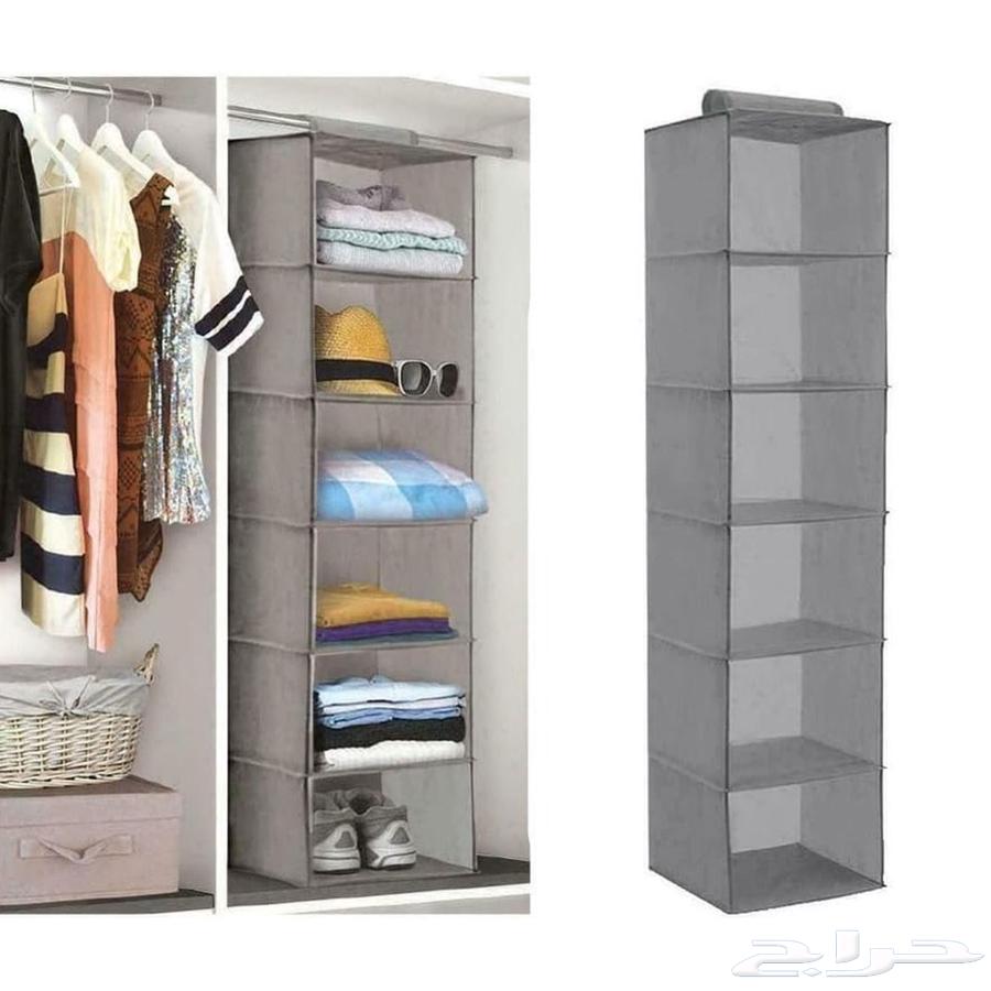 منظم خزانة من القماش 6 دور - توصيل مجاني64395937503490111