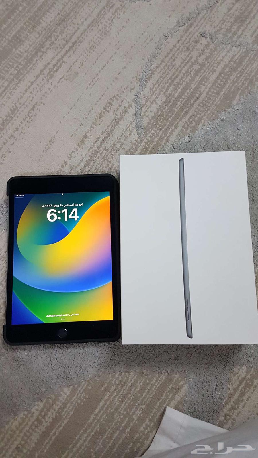 ايباد ميني ابل 64 جيجا لون أسود فاتح مستعمل نظيف للبيع64394744981507113