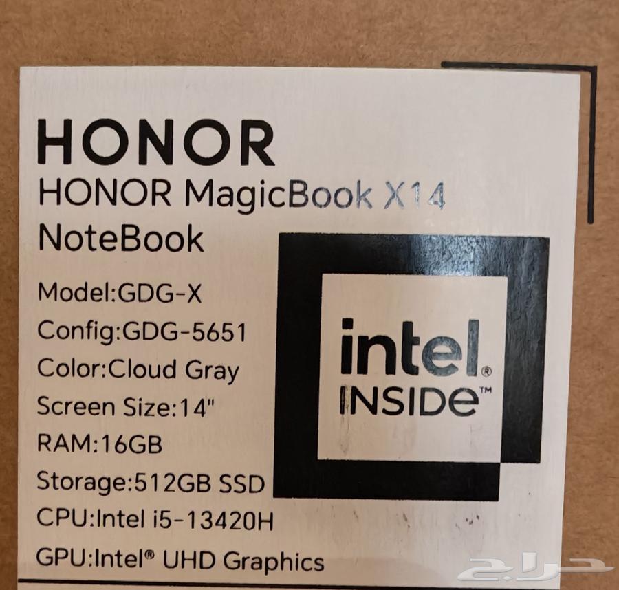 لابتوب هونر ماجيك بوك x14 جديد لم يفتح ضمان جرير64398451466113110