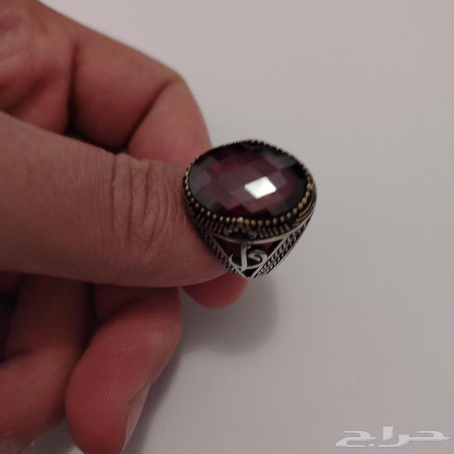 خاتم فضة رجالي عيار 92564393389781249113