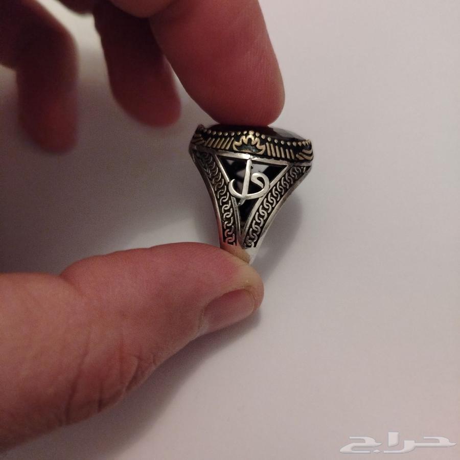 خاتم فضة رجالي عيار 92564393389781249112