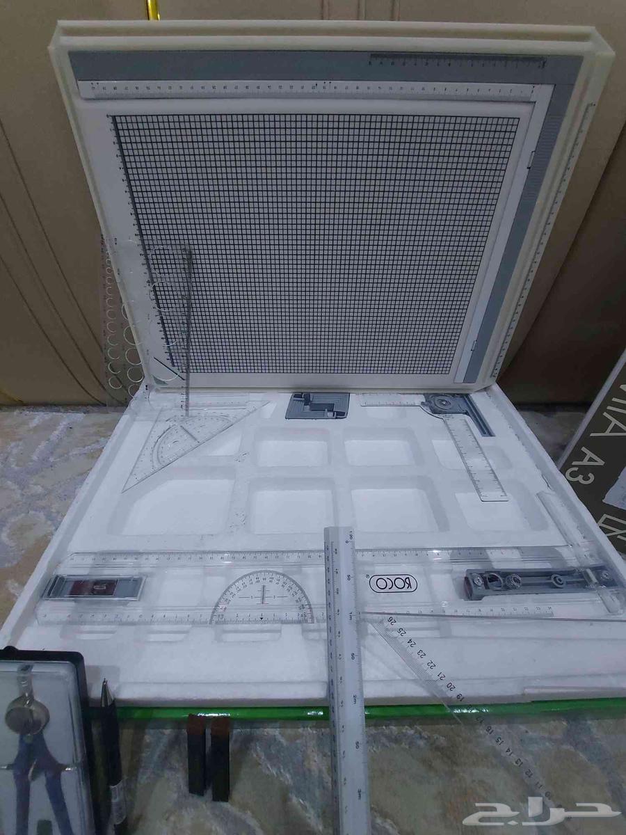 كراسة الرسم الهندسي كل الأدوات بإستثناء المثلث الصغير64400286806659112