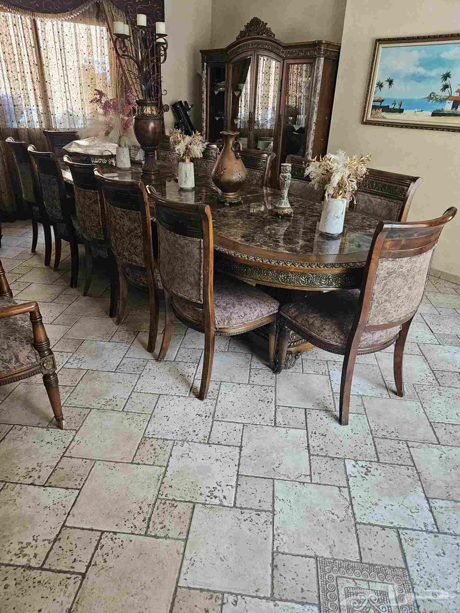 طاوله سفره مع 12 كرسي64393018770178110