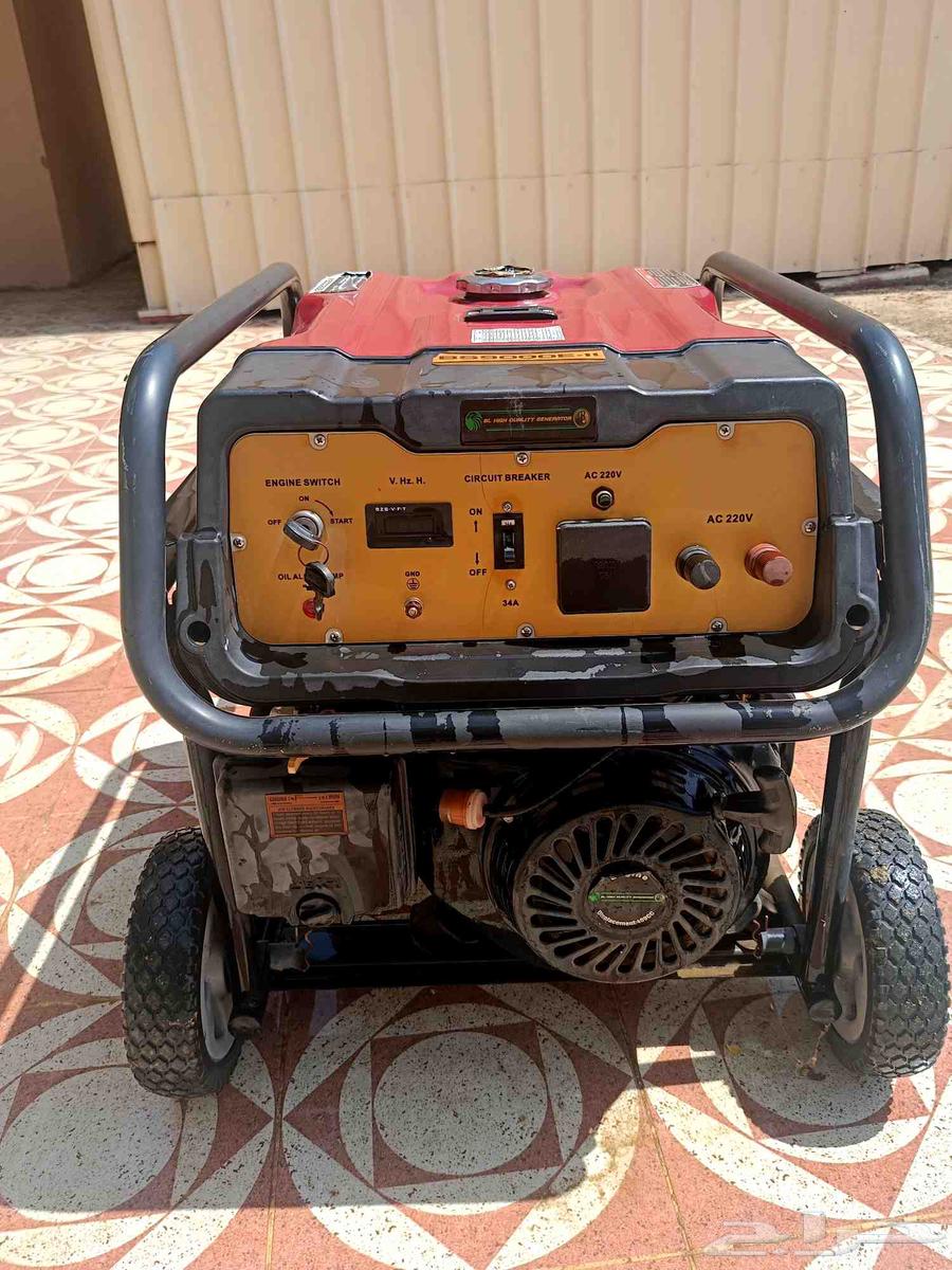 مولد كهرباء بنزين 8 كيلو شبه جديد64396533935235110