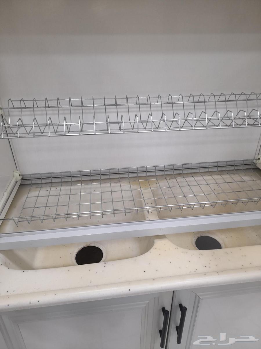 دولاب مطبخ المنيوم صاج مستخدم مجدد نظيف 6متر64401216457731112