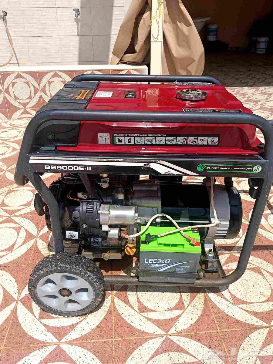 مولد كهرباء بنزين 8 كيلو شبه جديد64396533935235111