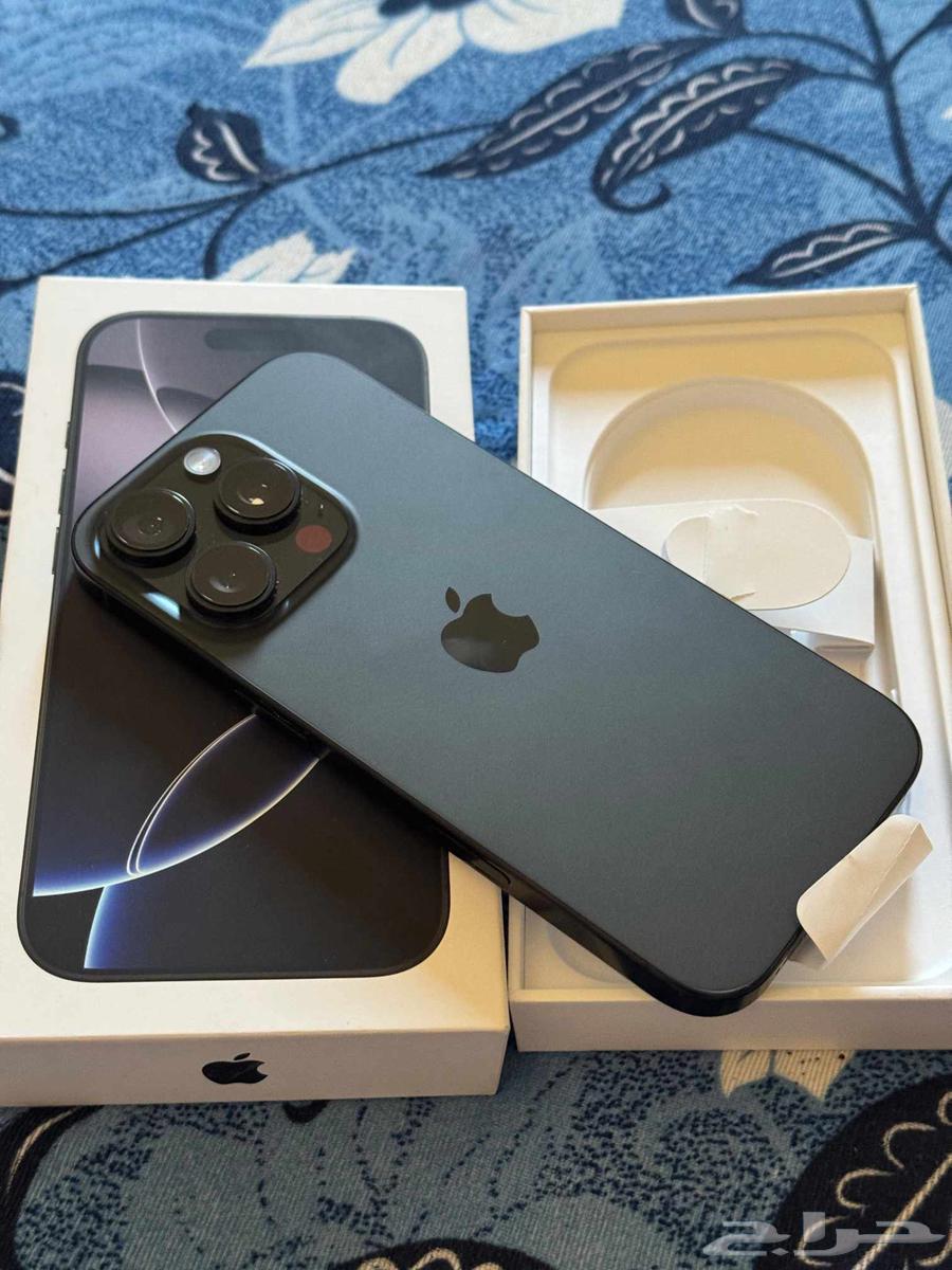 IPhone 16 pro 256GB جديد لم يستخدم بكل أغراضه64394979224579110