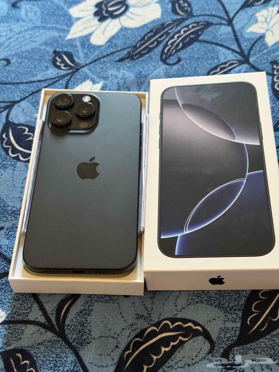IPhone 16 pro 256GB جديد لم يستخدم بكل أغراضه64394979224579113