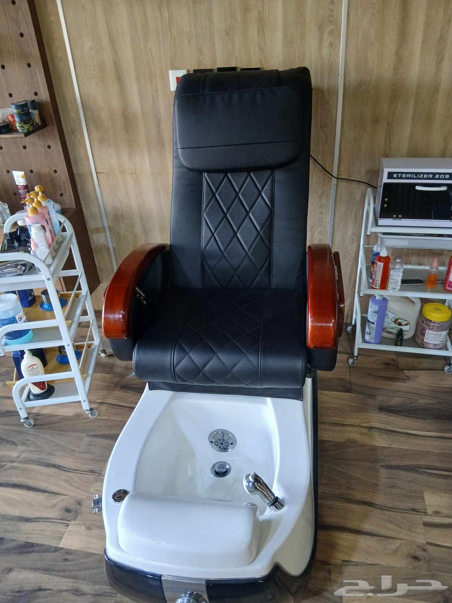 كرسي بدكير مع مساج جديد استخدام 3 شهور64398814159874113