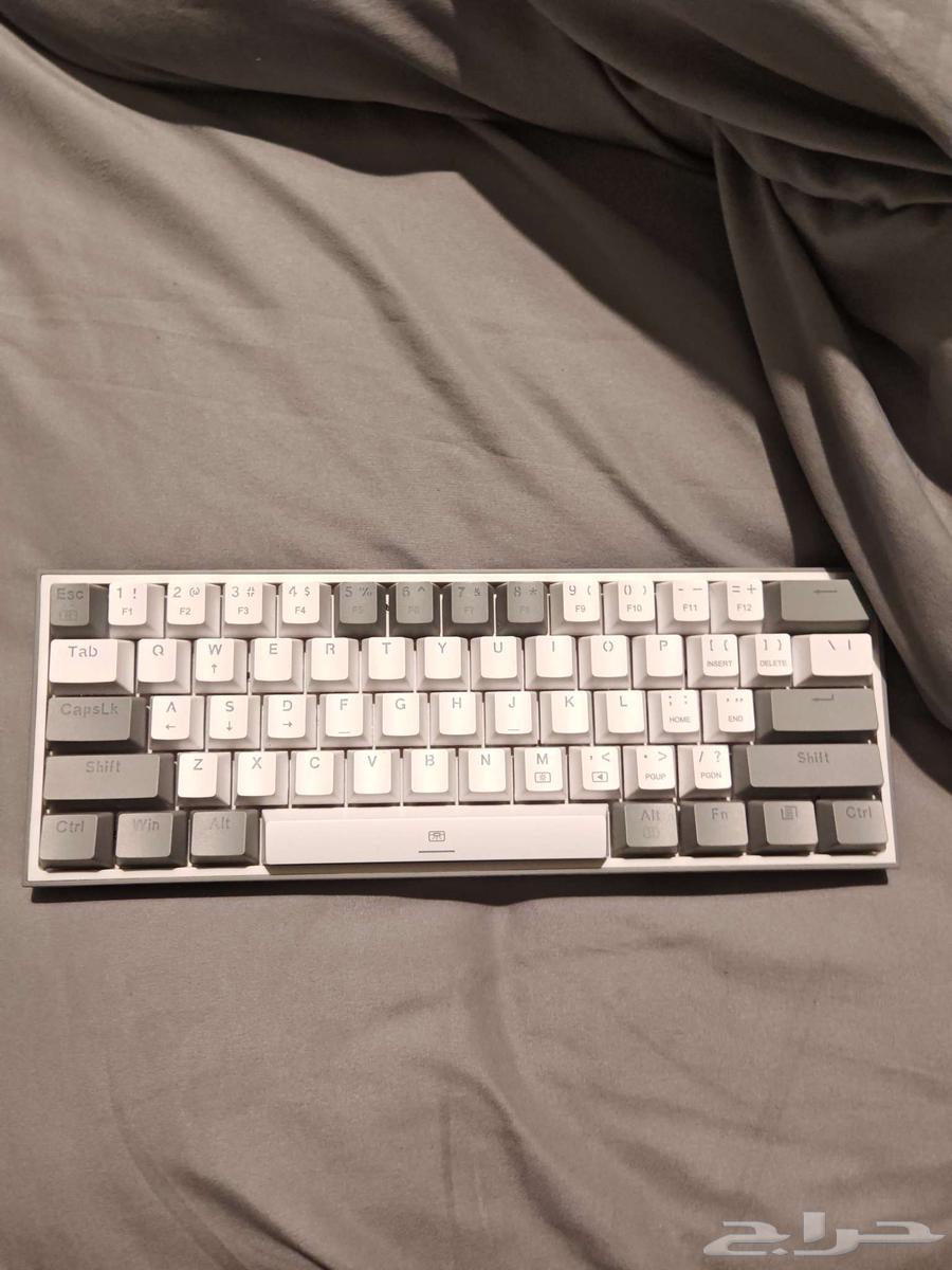 كيبورد 60  سويتش احمر من شركة red dragon  مع RGB64398409672833110