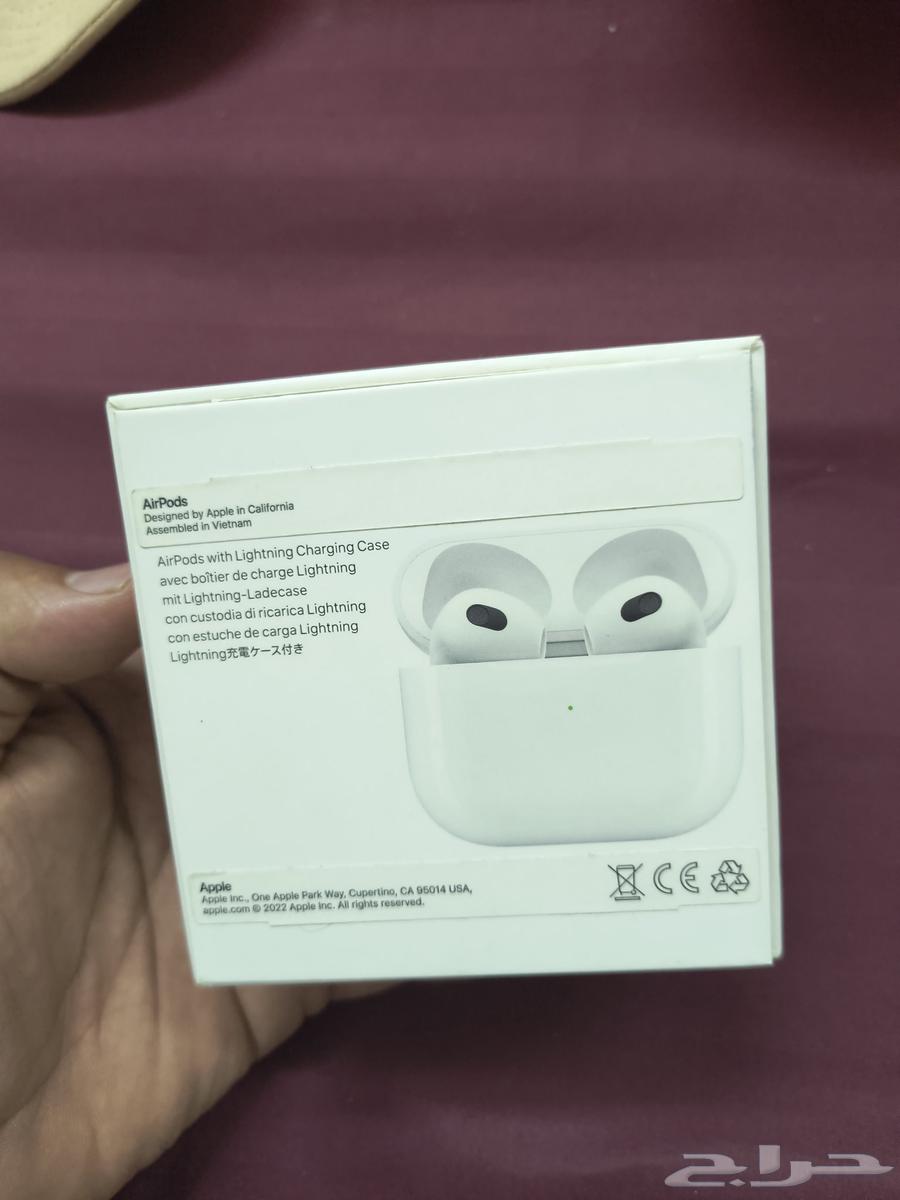 حافظة شحن ايربودز الجيل الثالث اصليه64399577533314114