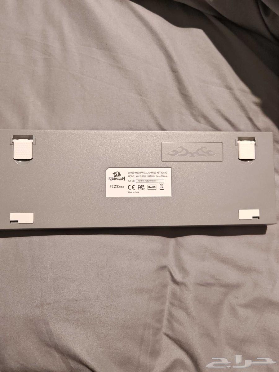 كيبورد 60  سويتش احمر من شركة red dragon  مع RGB64398409672833111