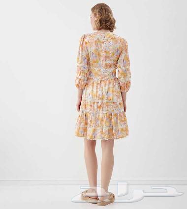 فستان قصير مشجر   جديد ما انلبس64392553196545111