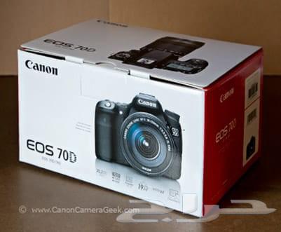 الكاميرا كانون 70 D مره جديد او نظيف مع كل أعراضها اصلي64392470640897112