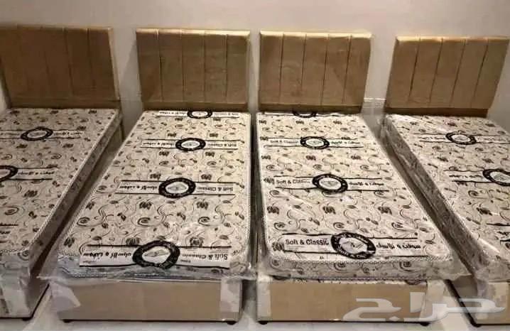 سرير خشب قماش جلد جديد ونظيف 170ريال64394317322883110