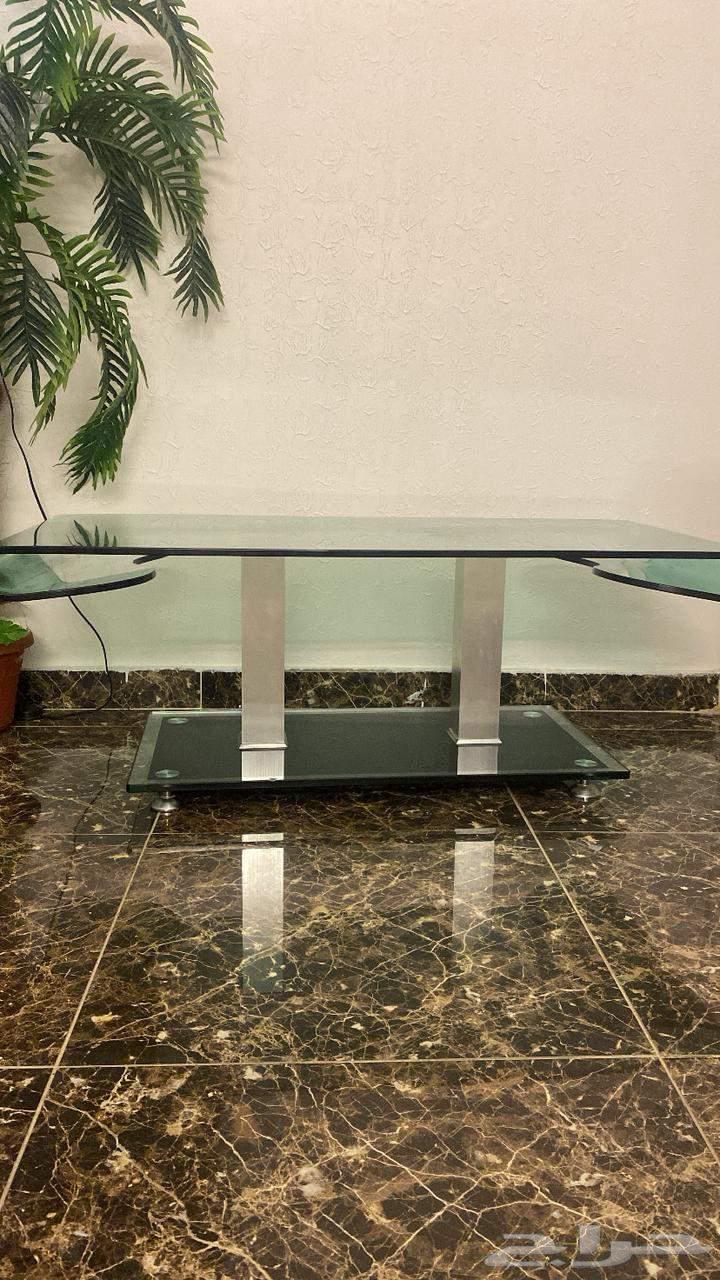 طاولة تلفزيون زجاج64393721556225111