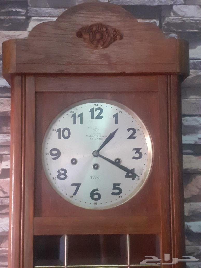 ساعة حائط المانى خشب ماهوجونو تراثية ثلاثه ارباع64397852869761112