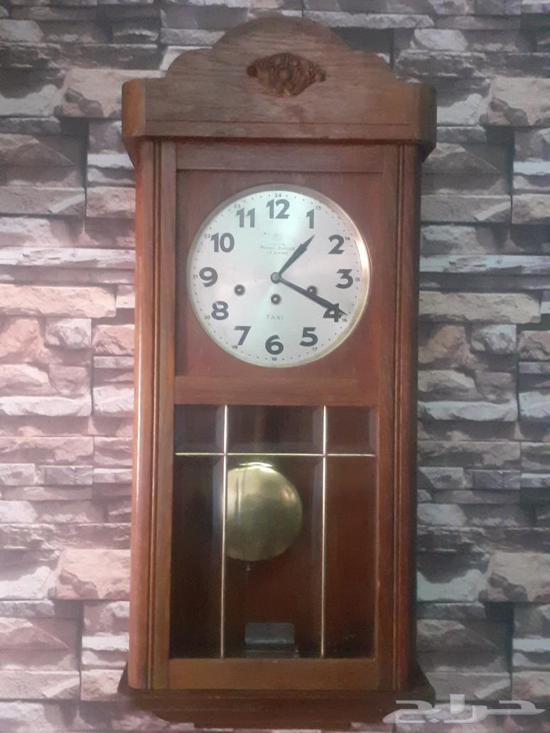 ساعة حائط المانى خشب ماهوجونو تراثية ثلاثه ارباع64397852869761110